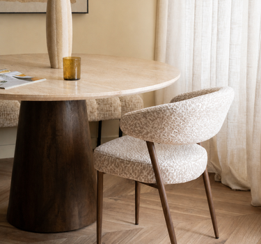 Eetkamerstoel Sil Pattern Beige