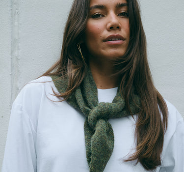 TILTIL Scarf Triangle Loulou Donkergroen