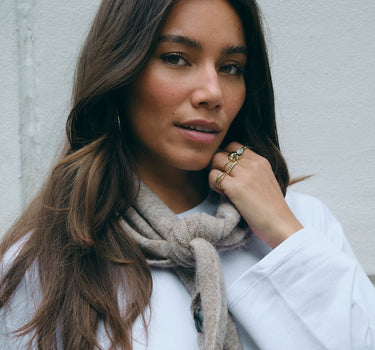 TILTIL Scarf Triangle Loulou Ecru
