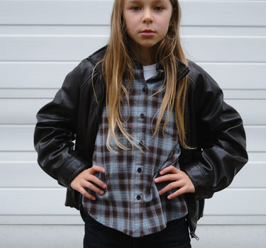 Jamie Check Flannel Shirt GIRLS Skyway Checkered
