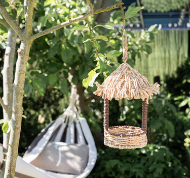 Birdhouse Straw Hut Natural