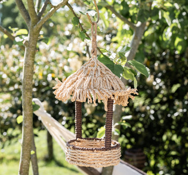Birdhouse Straw Hut Natural