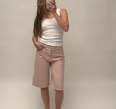 MSCH Aspen Ida Denim Shorts Lichtroze
