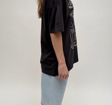 Ida O-Neck Aloha T-Shirt Black