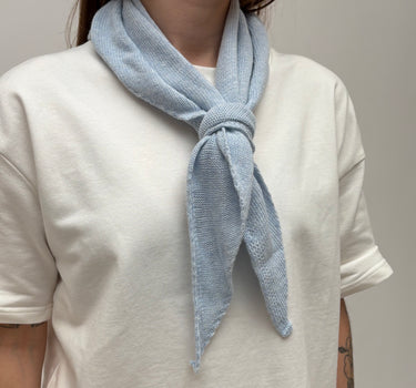 Schal Kaia Uni Hellblau