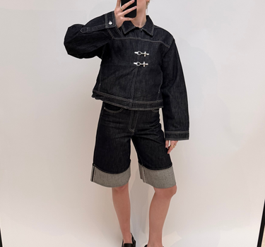 Tokyo Vega Long Dark Blue Denim