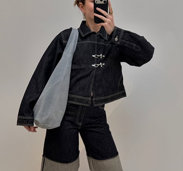 Tokyo Vega Long Dark Blue Denim