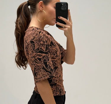 TILTIL Cody Kurzarm-T-Shirt Pink