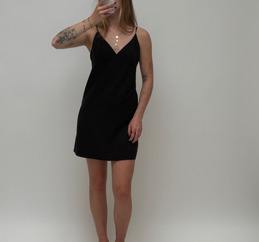 TILTIL Maline Tencel Dress Black