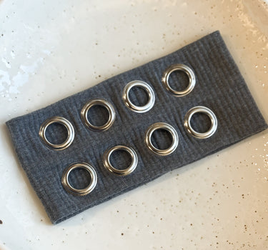 Eyelet Headband Grey