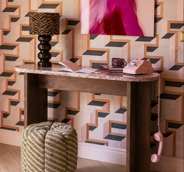 Sidetable Haussmann Bordeaux/Pink