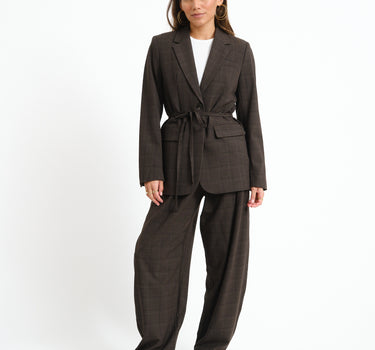 MSCH Johnna Barrel Pants Brown