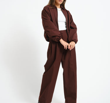 TILTIL Heavy Meysa Pantalon Aubergine