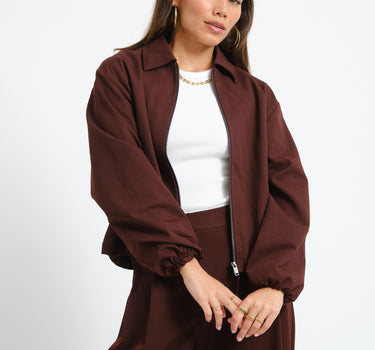 TILTIL Meysa Bomber Aubergine