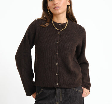 TILTIL Pia Knitted Cardigan Brown