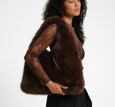 TILTIL Bag Furry Brown