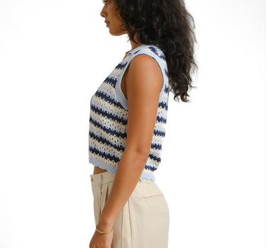 Crochet Top Blue