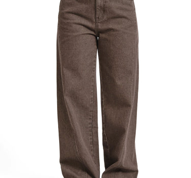 TILTIL Missy HR Relaxed Seam Jeans Brown