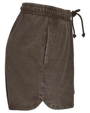 Alani String Shorts Chocolate Brown Washed - Things I Like Things I Love