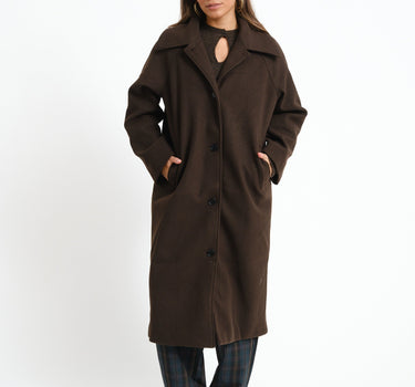 Alicia Carcoat Chocolate Bruin/Washed - Things I Like Things I Love