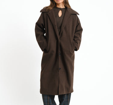 Alicia Carcoat Chocolate Bruin/Washed - Things I Like Things I Love