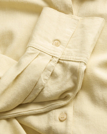 Almira Linen Blend Shirt Sunlight - Things I Like Things I Love