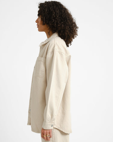 Alva Colored Denim Shacket Bo Pumice Stone - Things I Like Things I Love