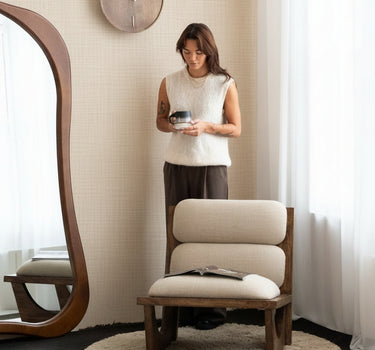 Armchaif Opul Wood/Boucle - Things I Like Things I Love