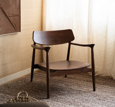 Armchair Mocha Caicos Teak Wood - Things I Like Things I Love