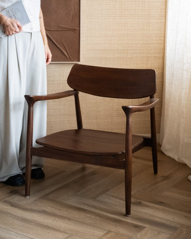 Armchair Mocha Caicos Teak Wood - Things I Like Things I Love