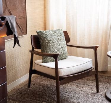 Armchair Mocha Caicos Teak Wood - Things I Like Things I Love