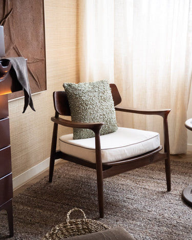 Armchair Mocha Caicos Teak Wood - Things I Like Things I Love