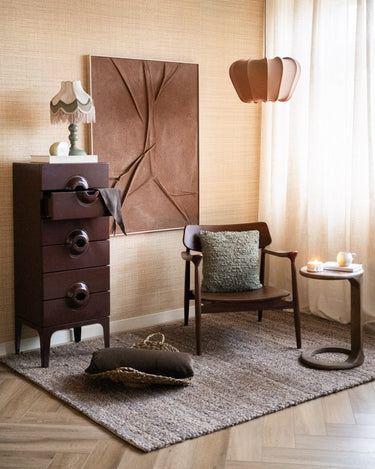 Armchair Mocha Caicos Teak Wood - Things I Like Things I Love