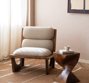 Armchair Opul Wood/Boucle - Things I Like Things I Love