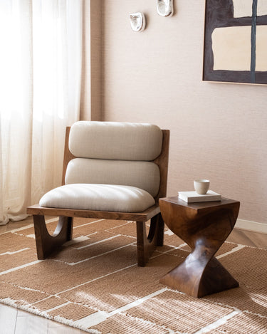 Armchair Opul Wood/Boucle - Things I Like Things I Love
