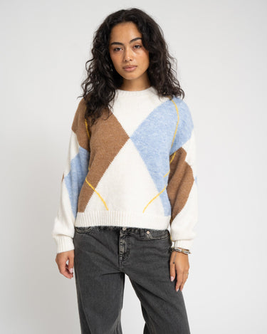 Armie Argyle Knit Multicolor - Things I Like Things I Love