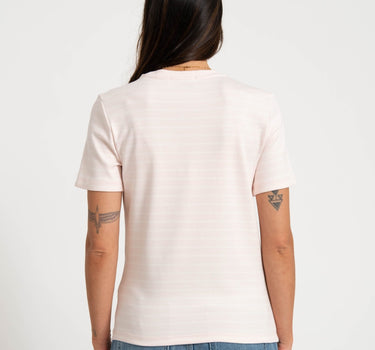 Aware Avani O - Neck T-Shirt Primrose Pink White - Things I Like Things I Love