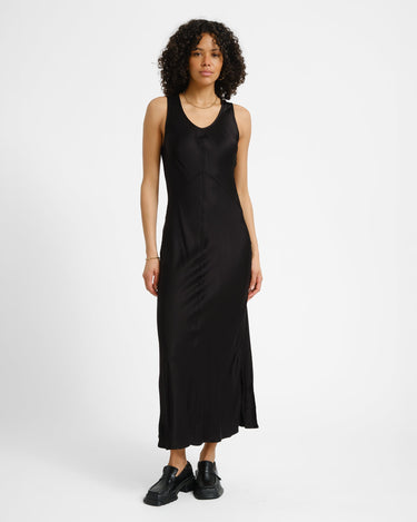 Aware Avilda V - Neck Dress Black - Things I Like Things I Love