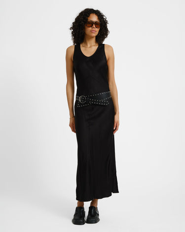Aware Avilda V - Neck Dress Black - Things I Like Things I Love
