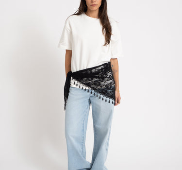 Aware Bara Lace Scarf Black - Things I Like Things I Love