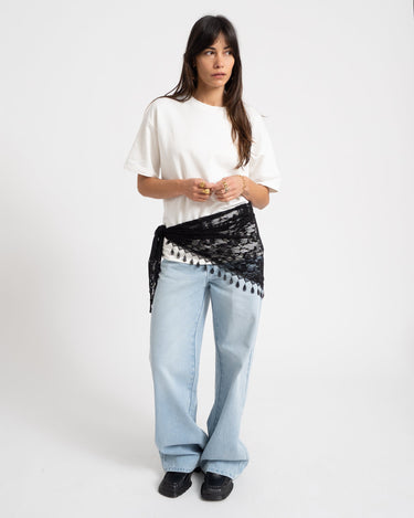 Aware Bara Lace Scarf Black - Things I Like Things I Love