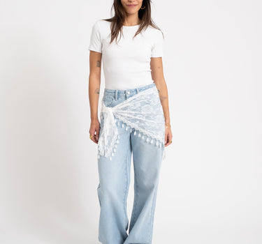 Aware Bara Lace Scarf Snow White - Things I Like Things I Love