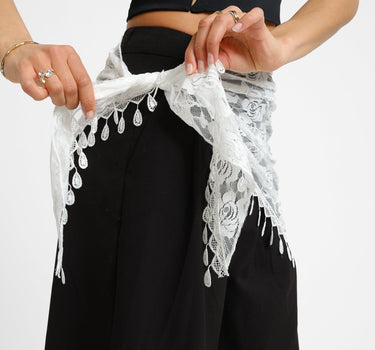 Aware Bara Lace Scarf Snow White - Things I Like Things I Love