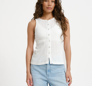 Aware Blythe O - Neck Top Snow White - Things I Like Things I Love