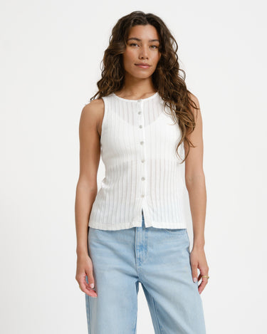 Aware Blythe O - Neck Top Snow White - Things I Like Things I Love