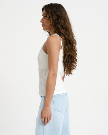 Aware Blythe O - Neck Top Snow White - Things I Like Things I Love