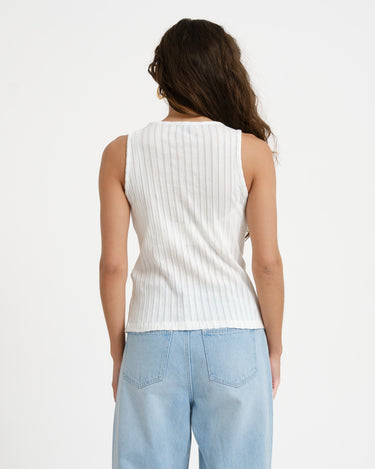 Aware Blythe O - Neck Top Snow White - Things I Like Things I Love