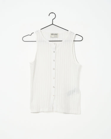 Aware Blythe O - Neck Top Snow White - Things I Like Things I Love