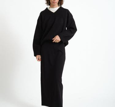 Aware Elani Ankle Skirt Black - Things I Like Things I Love