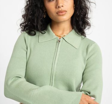 Aware Hanna Knit Cardigan Basil - Things I Like Things I Love